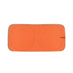Opvouwbare polyester zonnescherm in diverse kleuren, 150 x 70 cm kleur oranje  negende weergave