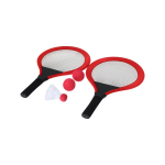 Set van 2 rackets met 2 bijpassende ballen en een veer voor buiten tweede weergave