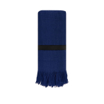 Katoenen handdoek met bijpassende franjes, 290 g/m² kleur blauw  negende weergave
