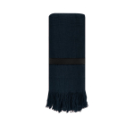 Katoenen handdoek met bijpassende franjes, 290 g/m² kleur marineblauw  negende weergave