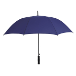 Windbestendige RPET-polyester automatische paraplu met logo, Ø120 cm kleur marineblauw  negende weergave