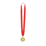 Winnaarsmedaille met gouden afwerking en reliëfrand kleur goud  negende weergave