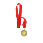 Winnaarsmedaille met gouden afwerking en reliëfrand tweede weergave