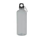 RPET transparante fles en karabijnhaak aan het deksel, 630 ml kleur zwart  negende weergave