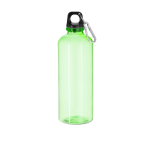 RPET transparante fles en karabijnhaak aan het deksel, 630 ml kleur lichtgroen  negende weergave