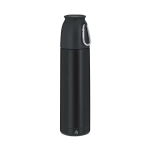 Thermosfles van gerecycled roestvrij staal met 120 ml beker, 500 ml kleur zwart  negende weergave