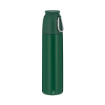 Thermosfles van gerecycled roestvrij staal met 120 ml beker, 500 ml kleur groen  negende weergave