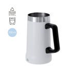Geïsoleerde mok van gerecycled rvs met dubbele wand, 700 ml