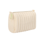 Chique toilettas van gerecycled katoen in crèmekleur, 120 g/m² derde weergave
