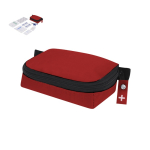 EHBO-set met 20 accessoires in etui met ritssluiting