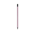 Metallic kleurpotlood met zwarte uiteinden en zwarte stift kleur roze  negende weergave
