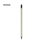 Metallic kleurpotlood met zwarte uiteinden en zwarte stift