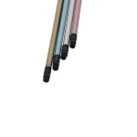 Metallic kleurpotlood met zwarte uiteinden en zwarte stift derde weergave