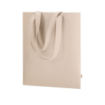 Gerecycled vilten tas met lange hengsels in klassieke kleuren derde weergave