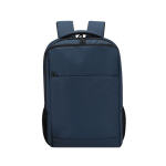 PU-laptoptas met trolleyband voor 15” laptops kleur marineblauw  negende weergave