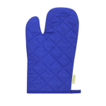 Ovenwant van biologisch katoen met rubberen bovenlaag kleur blauw  negende weergave