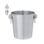 IJsemmer van gerecycled roestvrij staal met twee handvatten, 4L