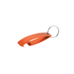 Klassieke flesopener-sleutelhanger van GRS-gerecycled aluminium kleur oranje  negende weergave