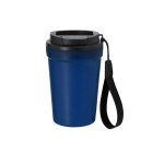 Beker met frosted afwerking, lekvrij deksel en dispenser, 400 ml kleur blauw  negende weergave