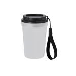 Beker met frosted afwerking, lekvrij deksel en dispenser, 400 ml kleur doorzichtig  negende weergave