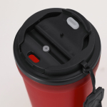 Beker met frosted afwerking, lekvrij deksel en dispenser, 400 ml vierde weergave