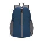 RPET-polyester rugzak die opvouwbaar is tot klein formaat kleur marineblauw  negende weergave