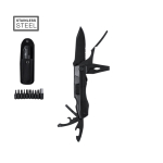 Elegante roestvrijstalen multitool met 10 functies