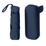 Windbestendige paraplu met handmatige opening in harde hoes, Ø90 cm kleur marineblauw  negende weergave