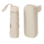 Windbestendige paraplu met handmatige opening in harde hoes, Ø90 cm kleur naturel  negende weergave