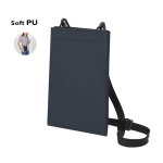 PU-slingbag met één compartiment en klittenbandsluiting