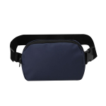 PU-heuptas met hoofdvak en verstelbare riem kleur marineblauw  negende weergave