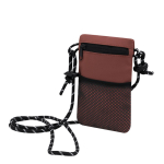 Polyester slingbag met hoofdsluiting en buitenvak tweede weergave