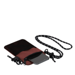 Polyester slingbag met hoofdsluiting en buitenvak derde weergave