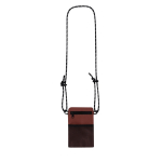 Polyester slingbag met hoofdsluiting en buitenvak vierde weergave