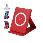 Magnetische draadloze oplader met opvouwbare standaard voor mobiel