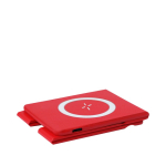 Magnetische draadloze oplader met opvouwbare standaard voor mobiel derde weergave