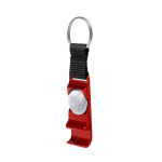 Nylon sleutelhanger met winkelwagenmuntje en telefoonhouder tweede weergave