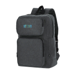 Zachte RPET-polyester rugzak voor tablet en laptop tot 15 inch met jouw bedrukking