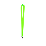 Neon gekleurde polyester lanyard bedrukken met draaibare haak kleur neon groen tweede weergave