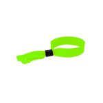 Polyester armband voor evenementen met veiligheidssluiting kleur neon groen  negende weergave
