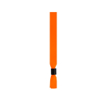 Polyester armband voor evenementen met veiligheidssluiting kleur neon oranje  negende weergave