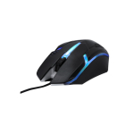Verlichte USB-muis met LED-licht, ideaal voor gamers kleur zwart tweede weergave