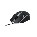 Verlichte USB-muis met LED-licht, ideaal voor gamers kleur zwart derde weergave