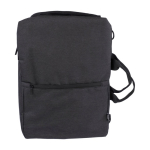 Gerecyclede polyester laptop- en reistas, 15 inch kleur zwart eerste weergave