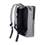 Gerecyclede polyester laptop- en reistas, 15 inch kleur lichtgrijs tweede weergave