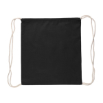 Rugzak met trekkoord in kleuren, Oeko-Tex® 140 g/m² kleur zwart eerste weergave