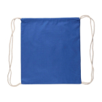Rugzak met trekkoord in kleuren, Oeko-Tex® 140 g/m² kleur blauw eerste weergave