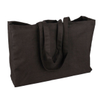 Katoenen boodschappentas met zijvouw, Oeko-Tex® 280 g/m² vierde weergave