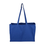 Katoenen boodschappentas in kleuren, Oeko-Tex® 220 g/m² kleur blauw tweede weergave