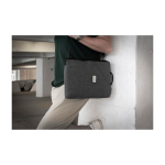 Laptopaktetas van polyester met 3 draagopties, 15,4 inch achtste weergave